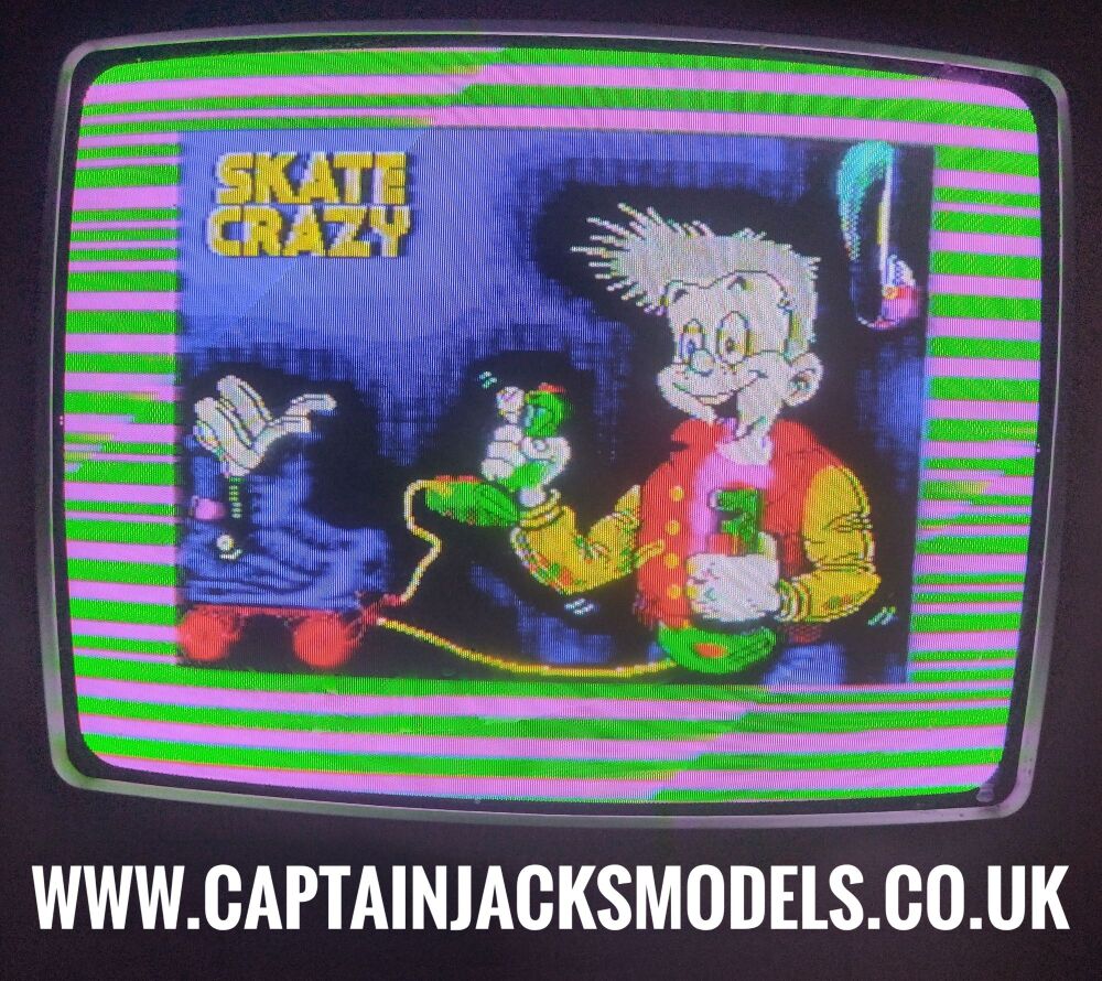 Skate Crazy Kixx Vintage ZX Spectrum 48K 128K +2 +3 Software Tested & Working