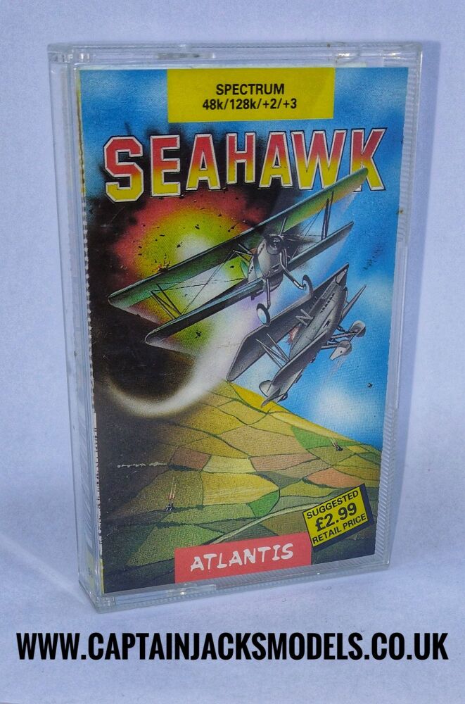 Seahawk Vintage ZX Spectrum 128K 48K +2 +3 Software Tested & Working