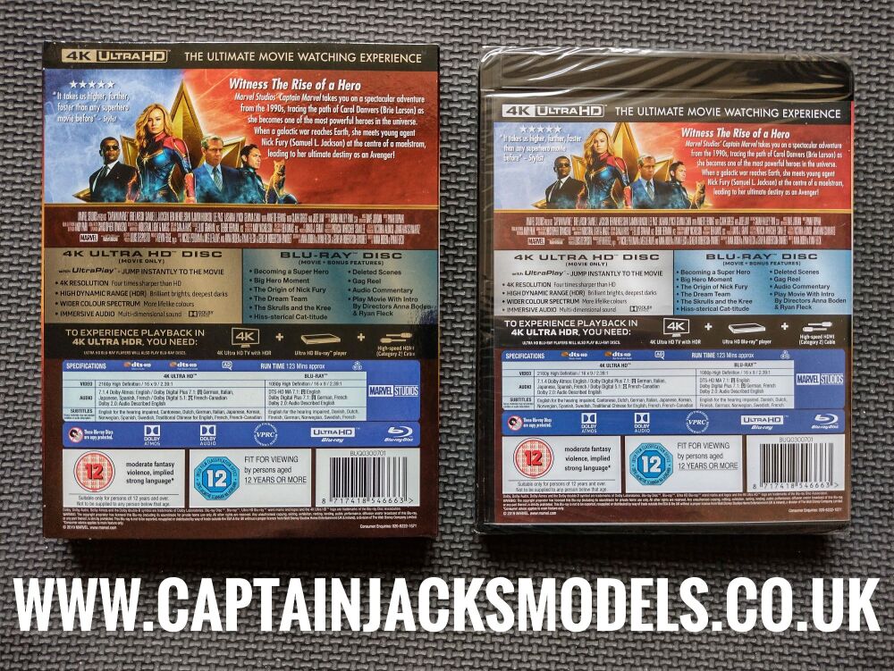 Captain Marvel 4K Ultra HD & Blu Ray