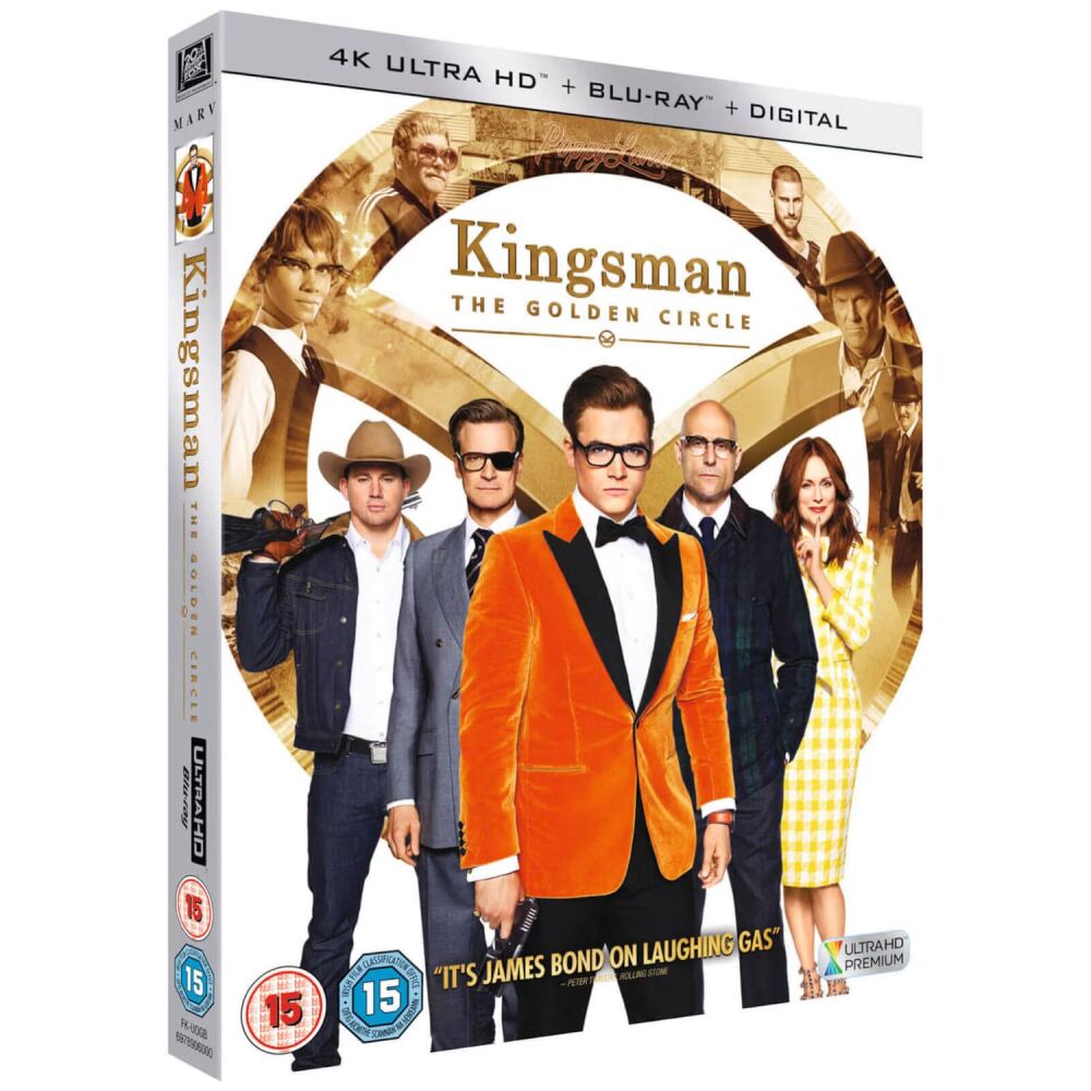 Kingsman The Golden Circle 4K Ultra HD Disc Blu Ray Disc Plus Digital Download