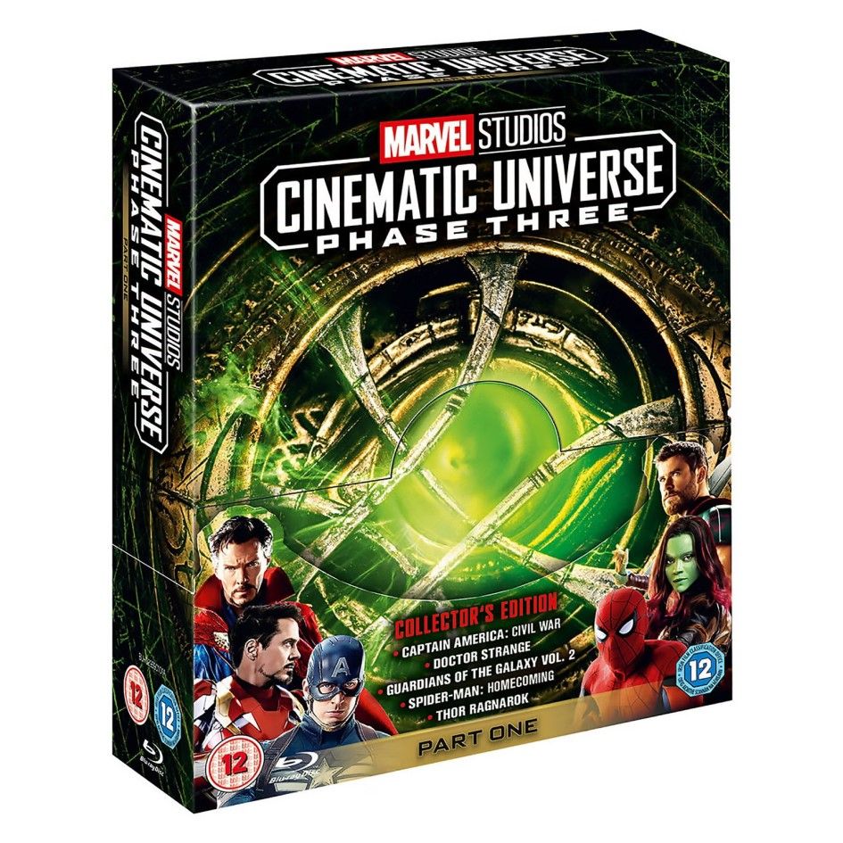 Marvel Studios Cinematic Universe Phase Three Part One Blu Ray