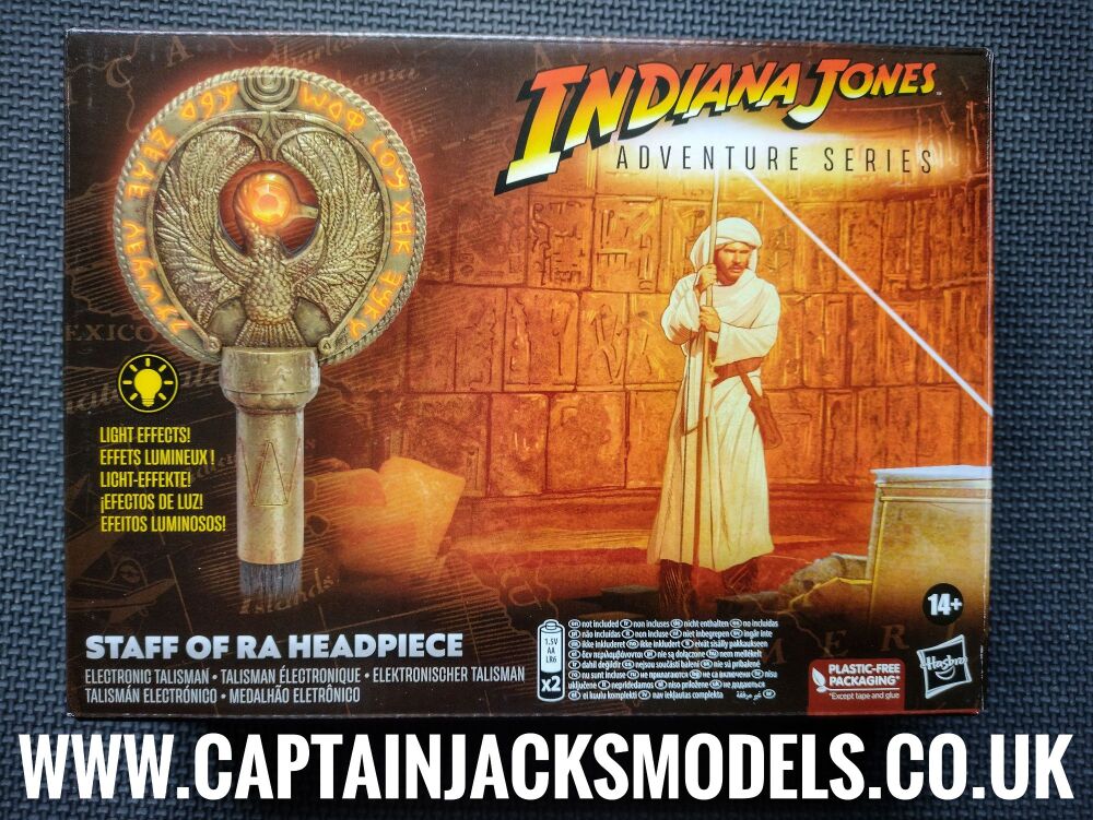 Hasbro Indiana Jones Adventure Series Raiders Of The Lost Ark Staff of Ra I