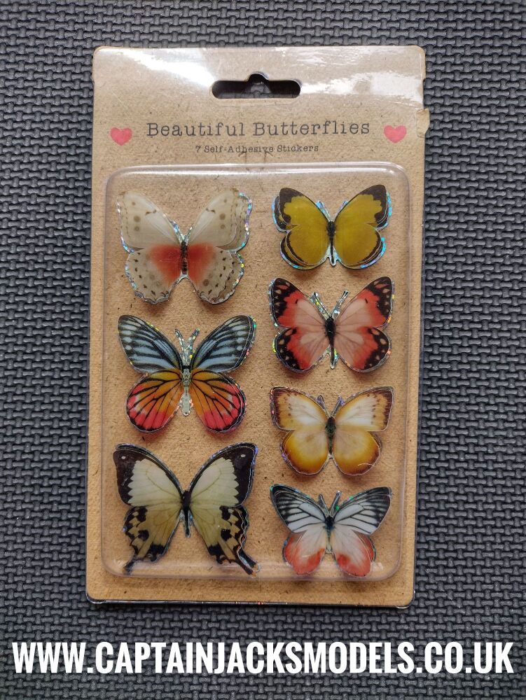 Self Adhesive 3D Stickers Craft Butterflies