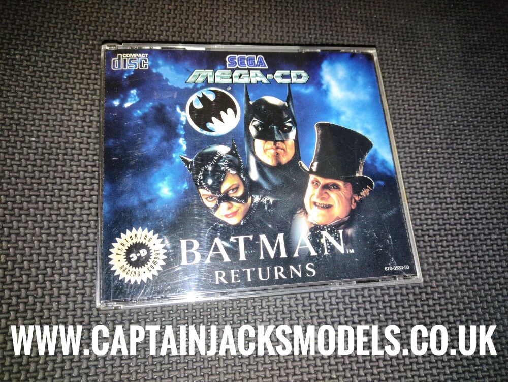 Sega Mega CD Game Batman Returns Tested & Working Fully Original