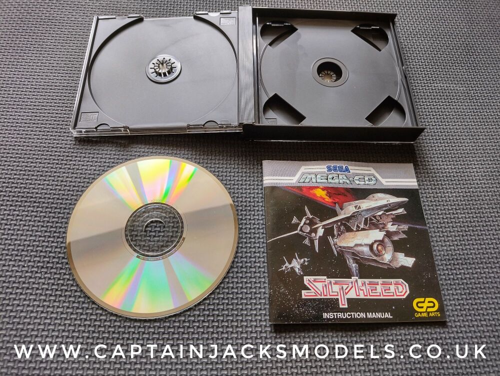 Sega Mega CD Game Silpheed Tested & Working Fully Original