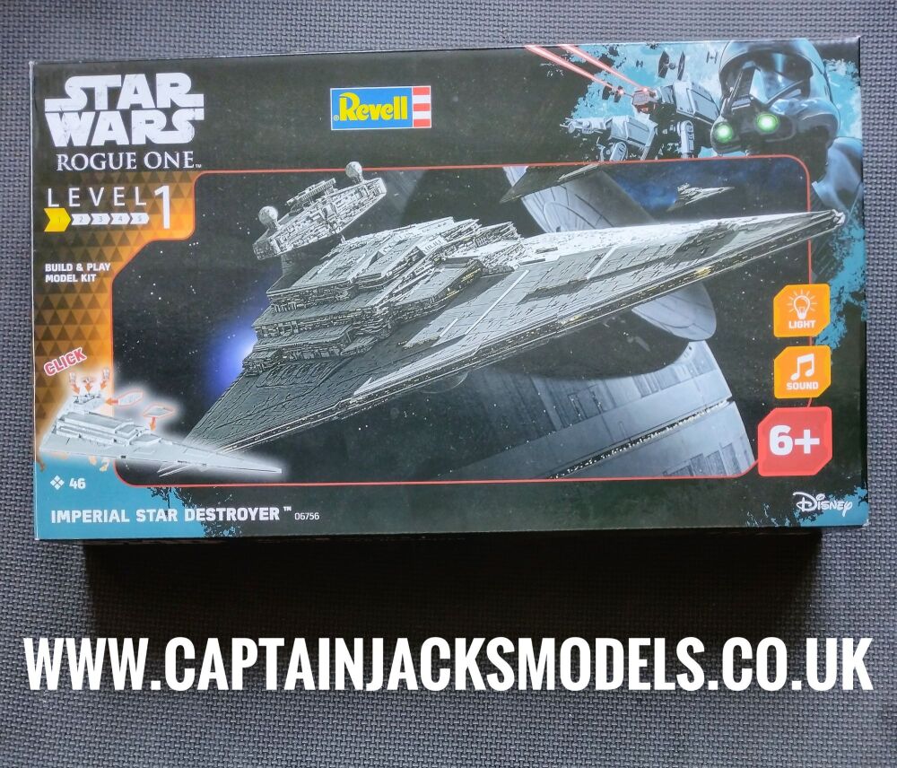 Revell Star Wars Rogue One 1:4000 Imperial Star Destroyer Plastic Model Kit 06756