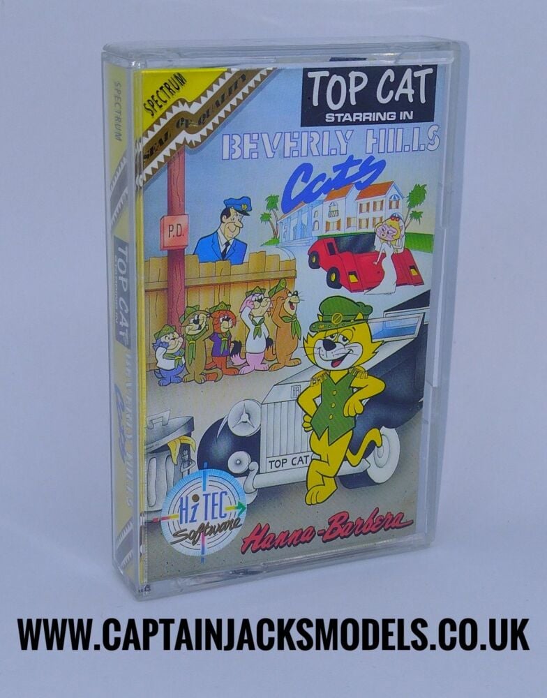 Top Cat In Beverly Hills Cats Hi Tec Software Vintage ZX Spectrum 48K 128K +2  Software Tested & Working