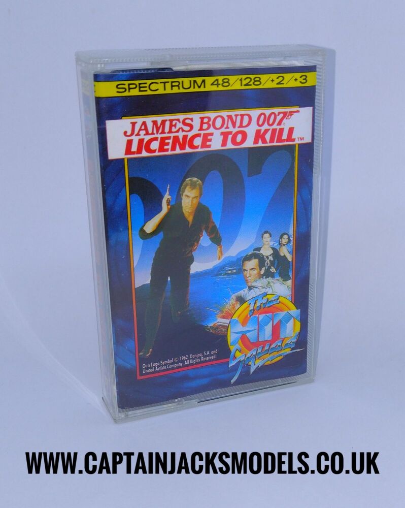 James Bond 007 Licence To Kill The Hit Squad Vintage ZX Spectrum 48K 128K +2 +3 Software Tested & Working