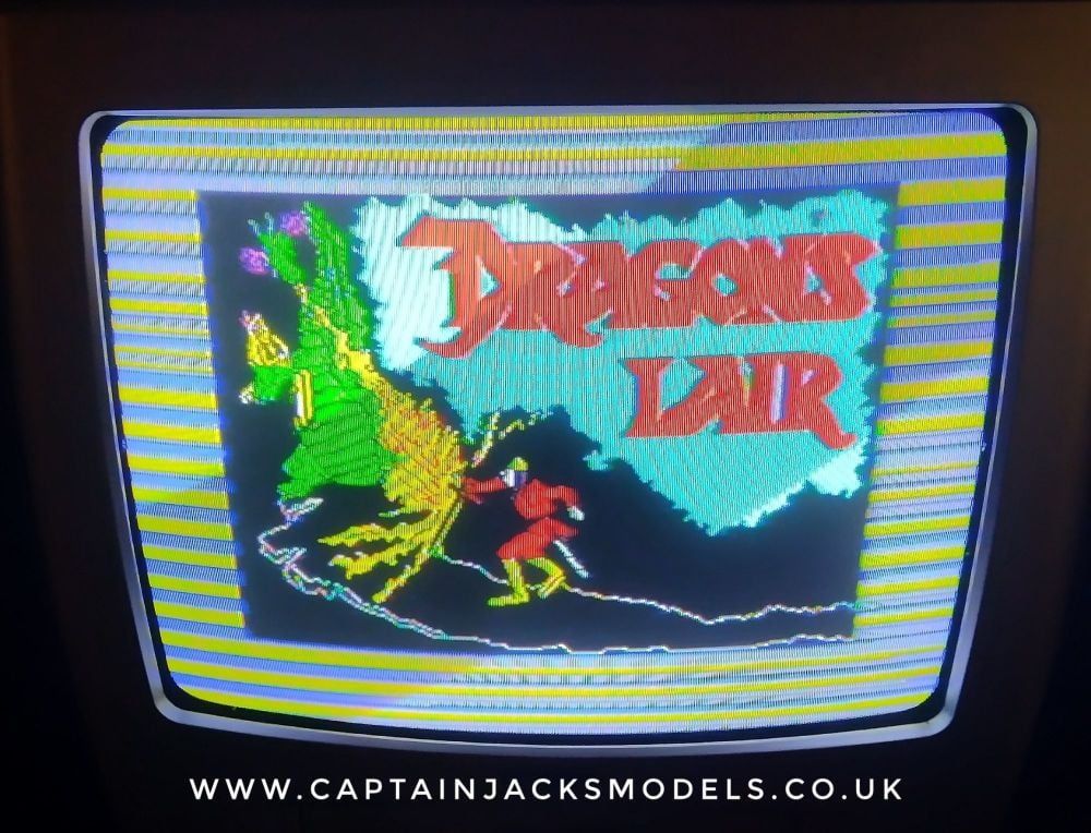 Dragons Lair Single Case Edition Vintage ZX Spectrum 128K 48K +2 +2A Software Tested & Working