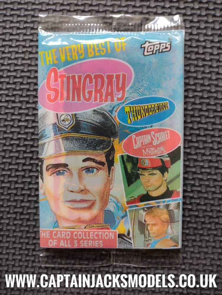 Qty 1 Pack Topps The Very Best Of Stingray Thunderbirds & Captain Scarlet Trading Cards 1993 Sealed Pack