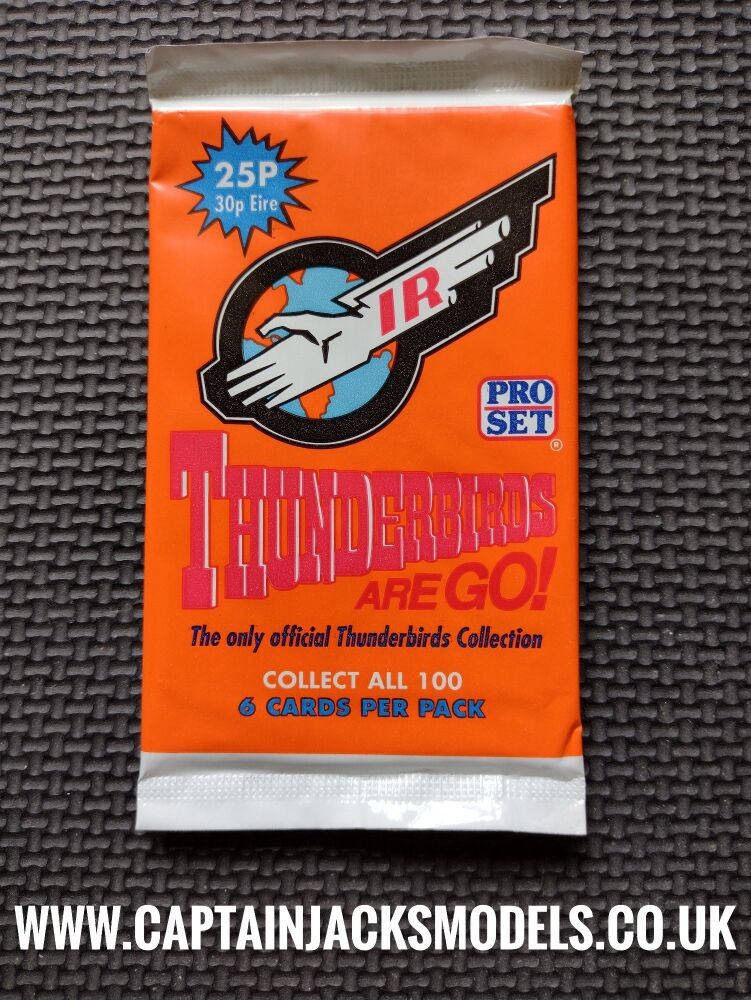 Qty 1 Sealed Pack Thunderbirds Are Go Pro Set Trading Cards 1992