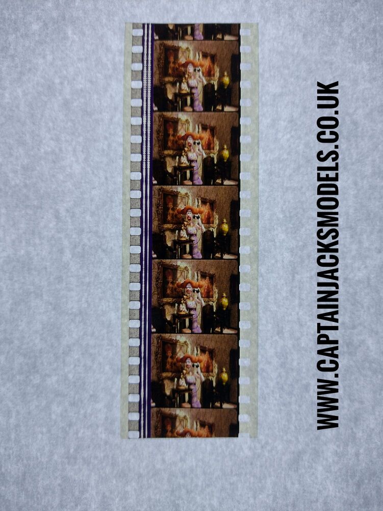 Genuine 35mm Screen Used Film Cells - Unmounted - Wallace & Gromit Curse Of The Were Rabbit 2005 - Ref A