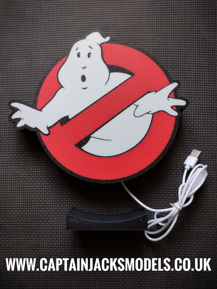 Ghostbusters Logo Illuminated Light Box Sign