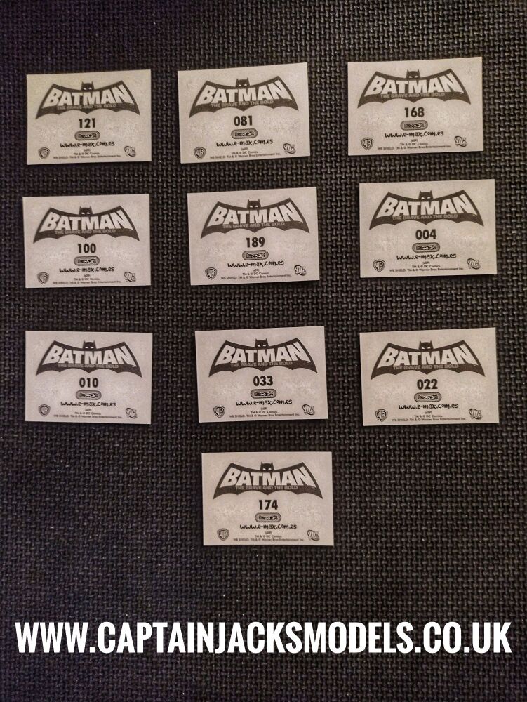 Batman The Brave And The Bold Ten Loose Stickers