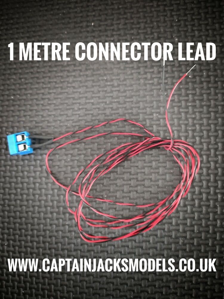 1 Metre 0.5mm Extension Wire With Screw Terminal Connector
