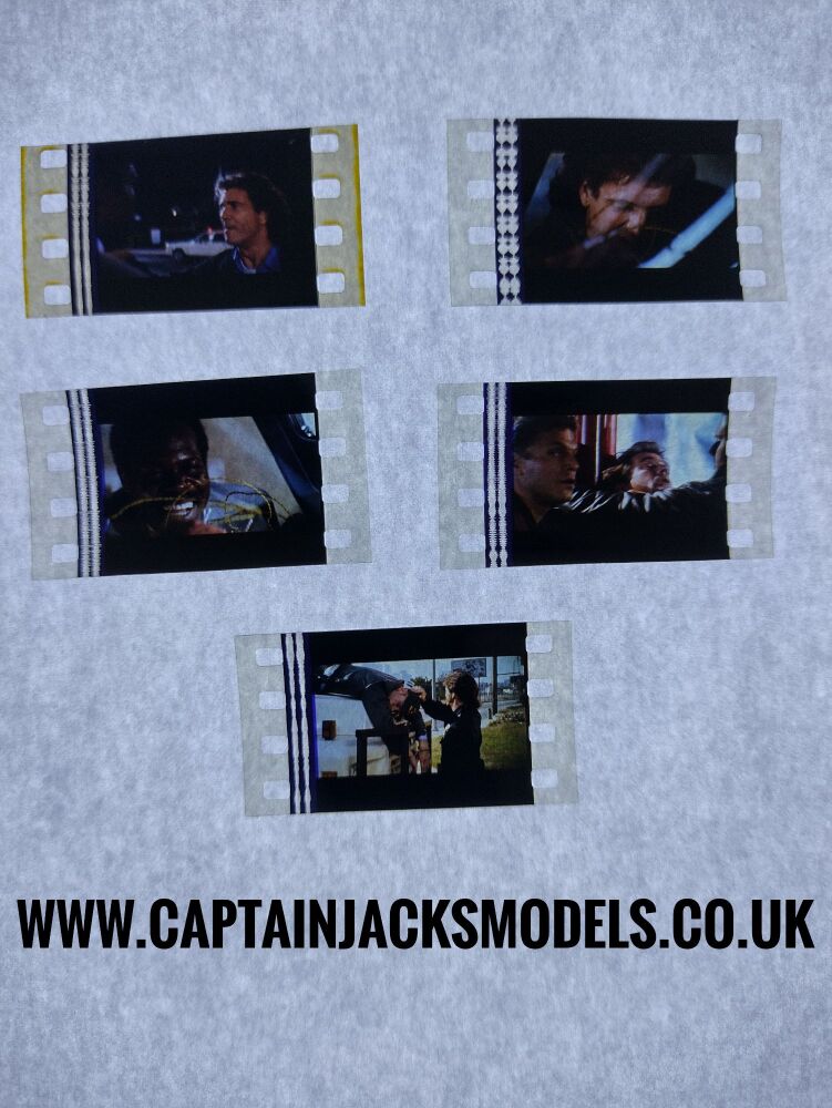 Genuine 35mm Screen Used Film Cells - Loose & Unmounted - Lethal Weapon 3 -