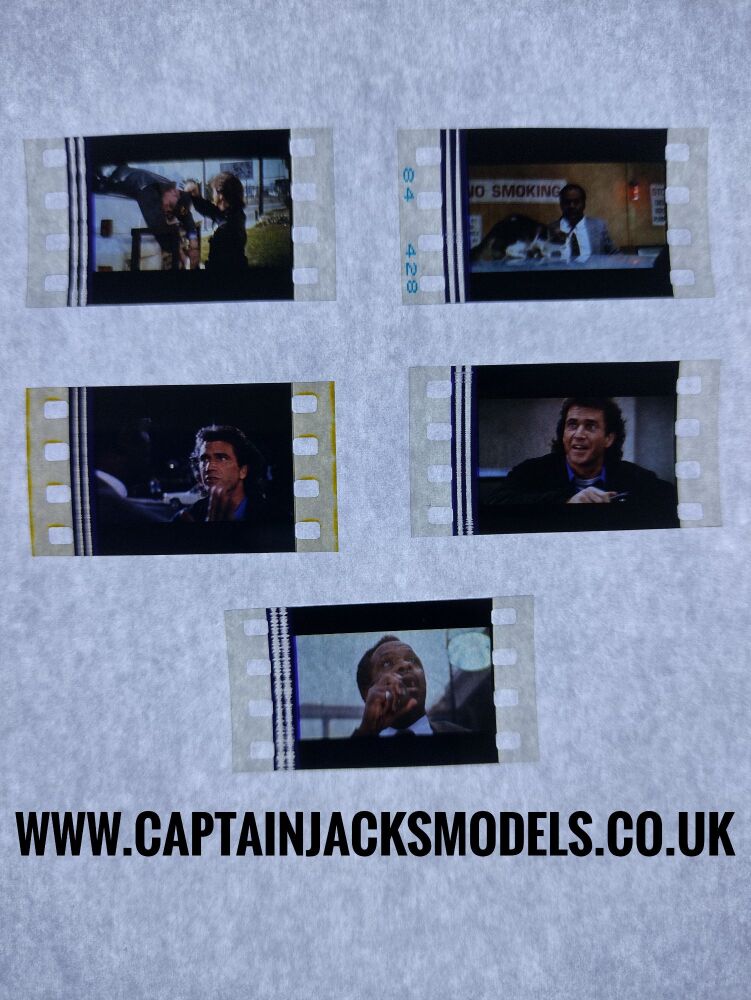 Genuine 35mm Screen Used Film Cells - Loose & Unmounted - Lethal Weapon 3 -