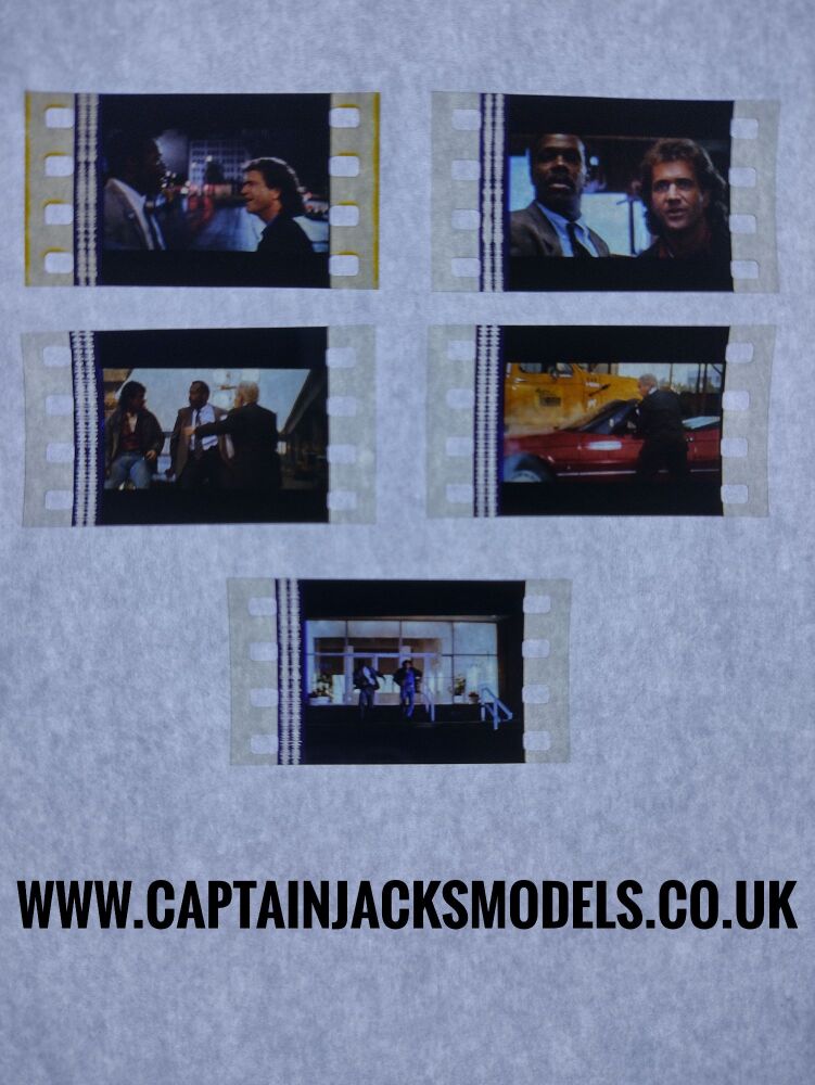 Genuine 35mm Screen Used Film Cells - Loose & Unmounted - Lethal Weapon 3 -