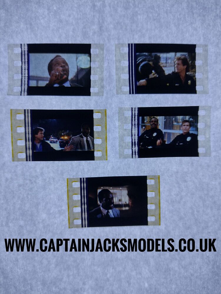 Genuine 35mm Screen Used Film Cells - Loose & Unmounted - Lethal Weapon 3 -