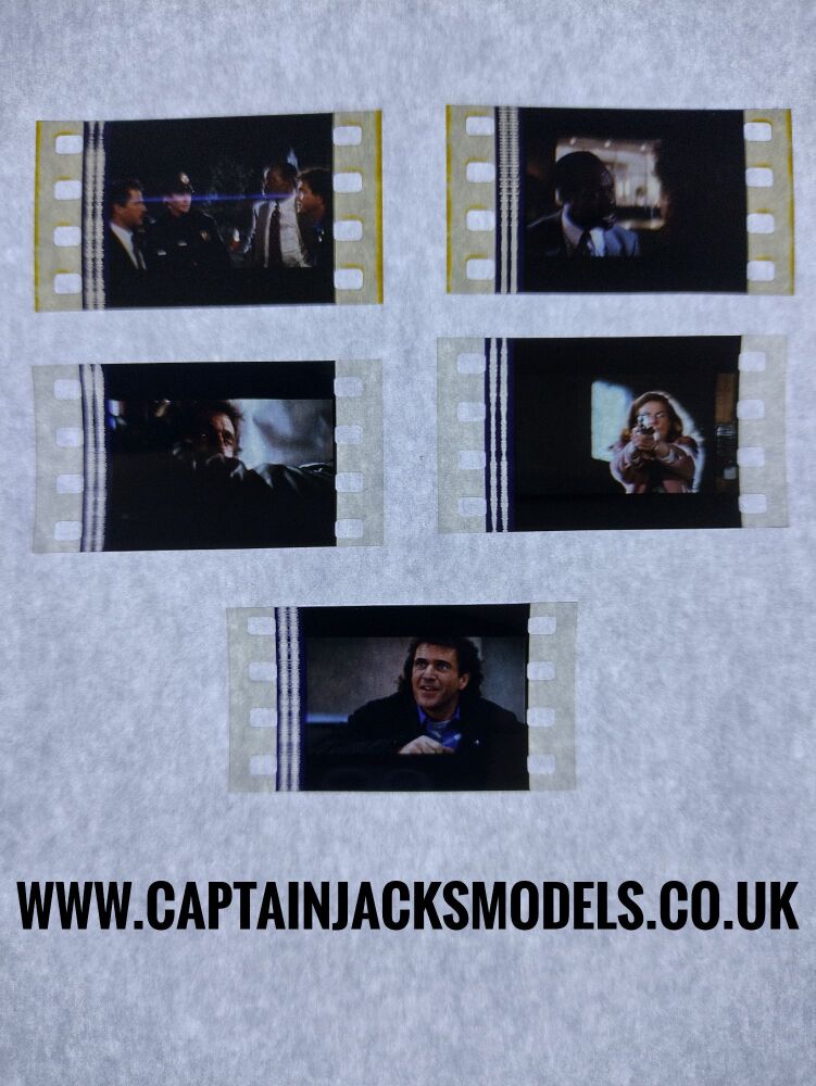 Genuine 35mm Screen Used Film Cells - Loose & Unmounted - Lethal Weapon 3 - Ref J