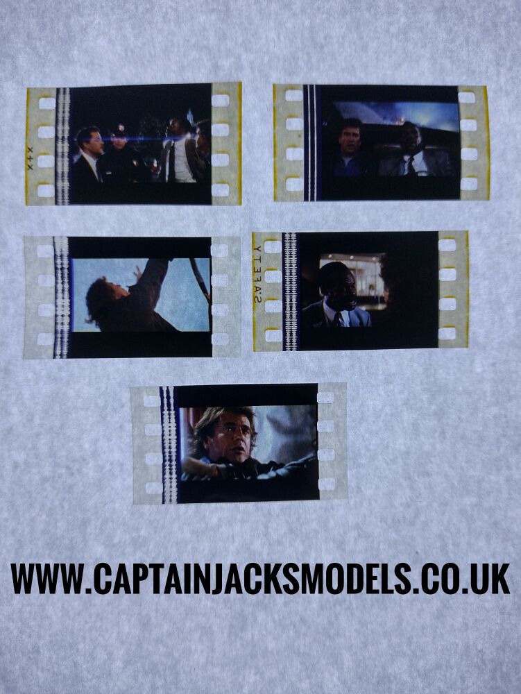 Genuine 35mm Screen Used Film Cells - Loose & Unmounted - Lethal Weapon 3 - Ref L