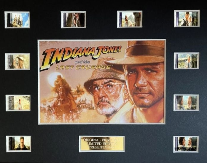 Indiana Jones And The Last Crusade 10 Frame Mounted Film Cell Display