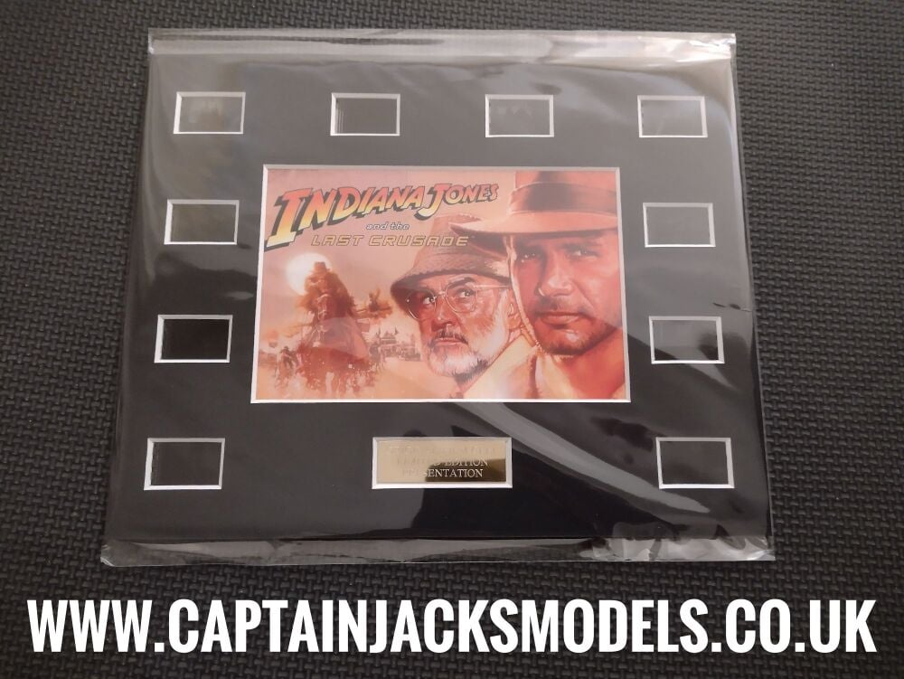 Indiana Jones And The Last Crusade 10 Frame Mounted Film Cell Display