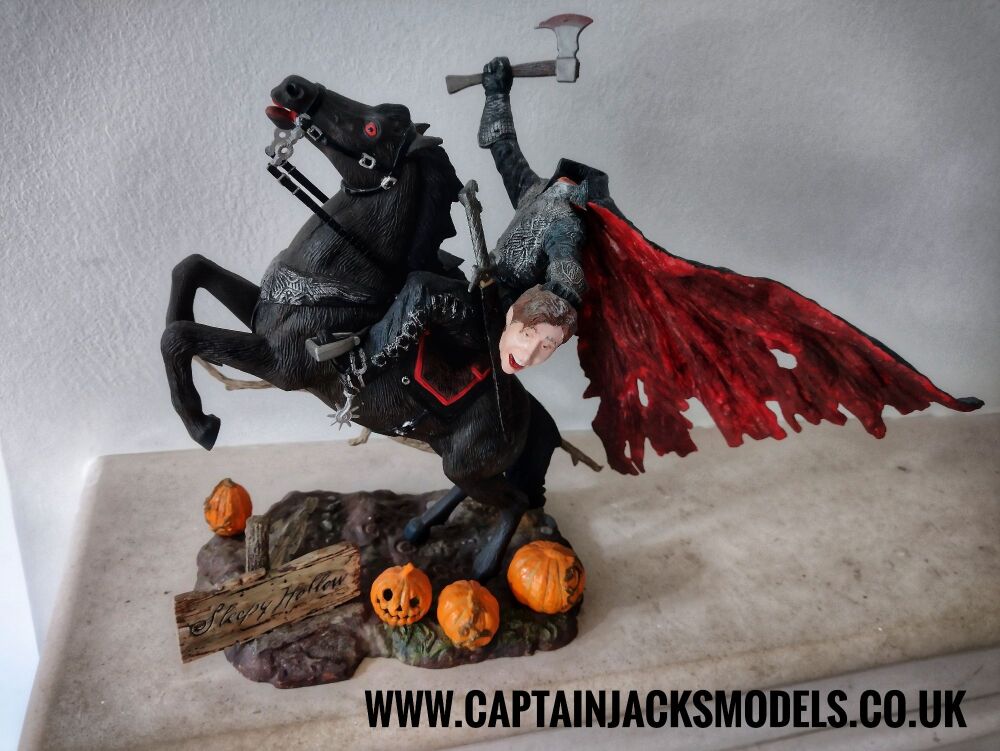 Built & Painted Polar Lights Plastic Kit Sleepy Hollow Headless Horseman