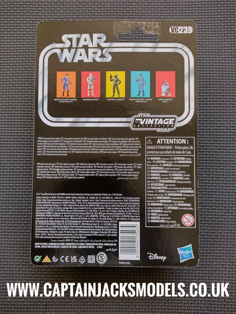 Star Wars - Kenner Hasbro - The Vintage Collection - Bespin Security Guard Isdam Edian - VC239 - F6371 - Premium Collectable 3.75 Inch Figure Set