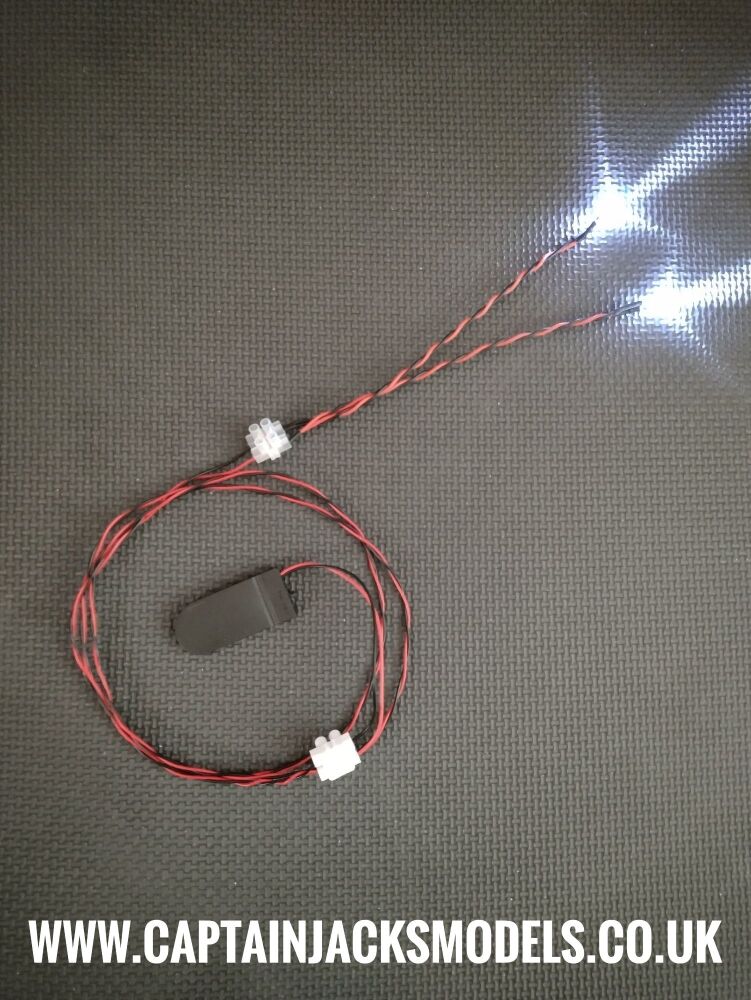 Cosplay Fancy Dress Costume Cool White LED Eyes Prewired Light Kit