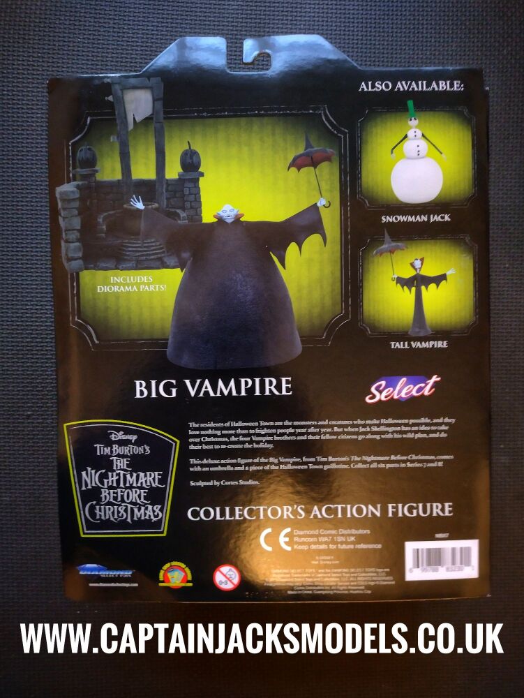 Diamond Select Deluxe Figures Tim Burton's The Nightmare Before Christmas Big Vampire 7" Figure Set