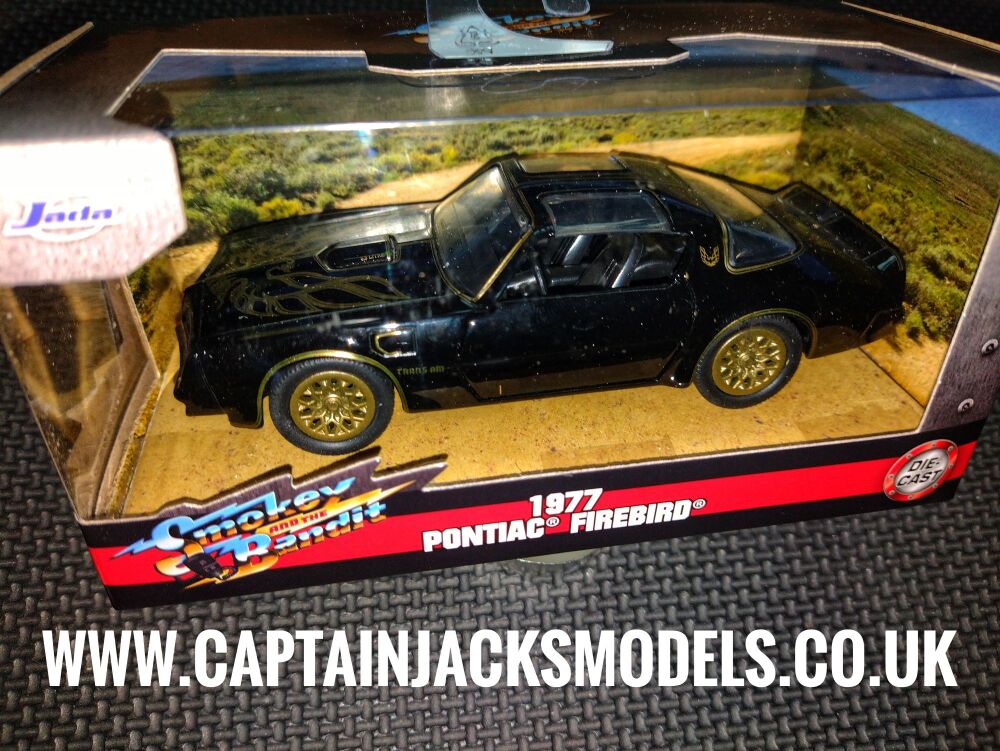 Jada Diecast 31061 Hollywood Rides Smokey & The Bandit 1977 Pontiac Firebird 1:32 Collectable Display Model