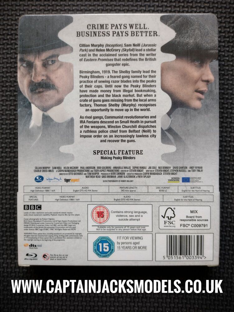 Peaky Blinders Series 1 Blu Ray Limited Edition Steelbook