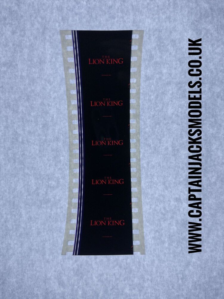 Genuine 35mm Screen Used Film Cells - Loose & Unmounted - The Lion King 1994 Movie - Ref A