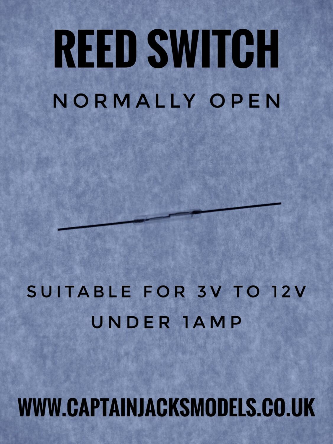 Reed Switch Normally Open Suitable For Circuits 3v to 12v Under 1 Amp ...