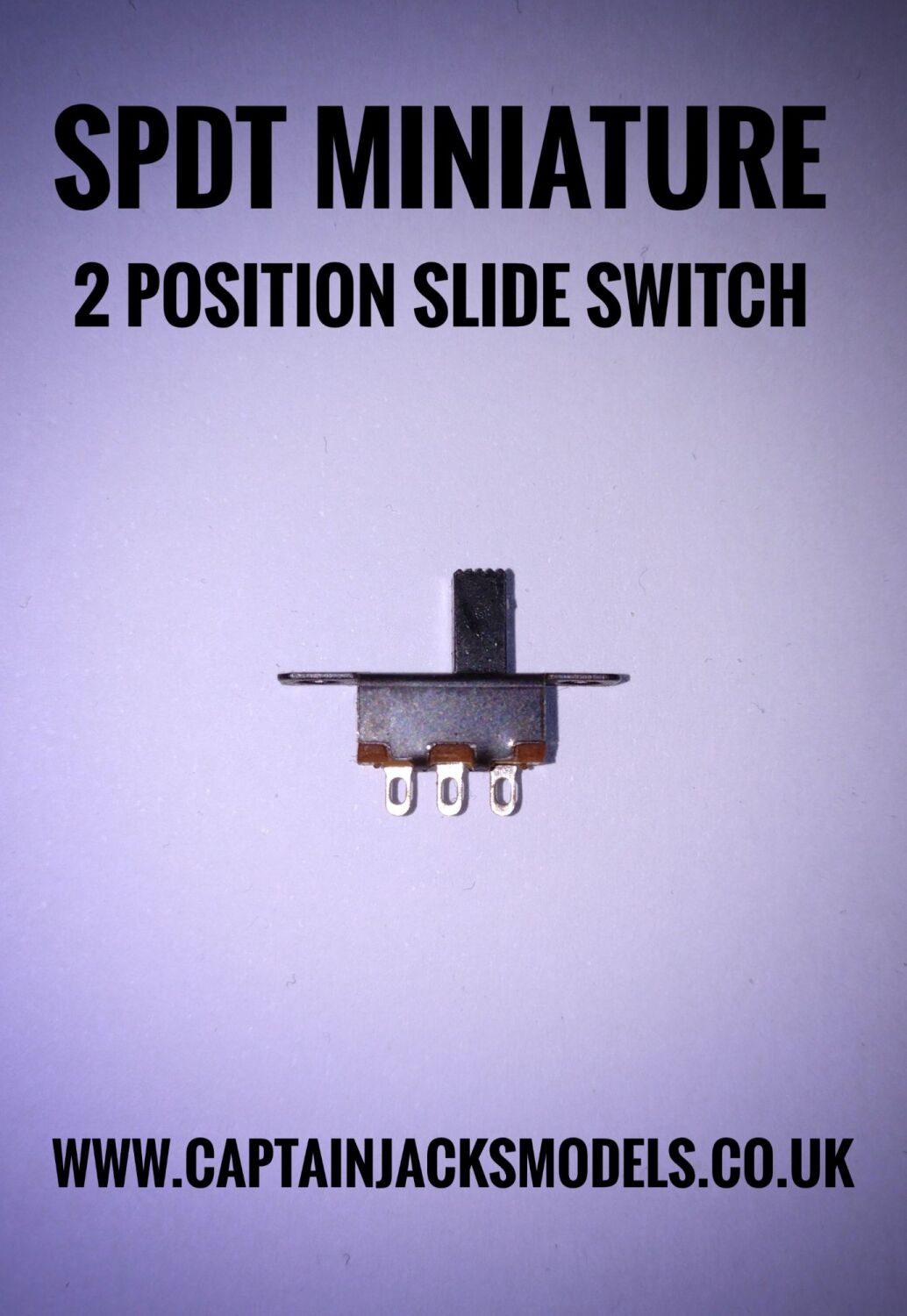 SPDT Miniature 2 Position Slide Switch - SMALL