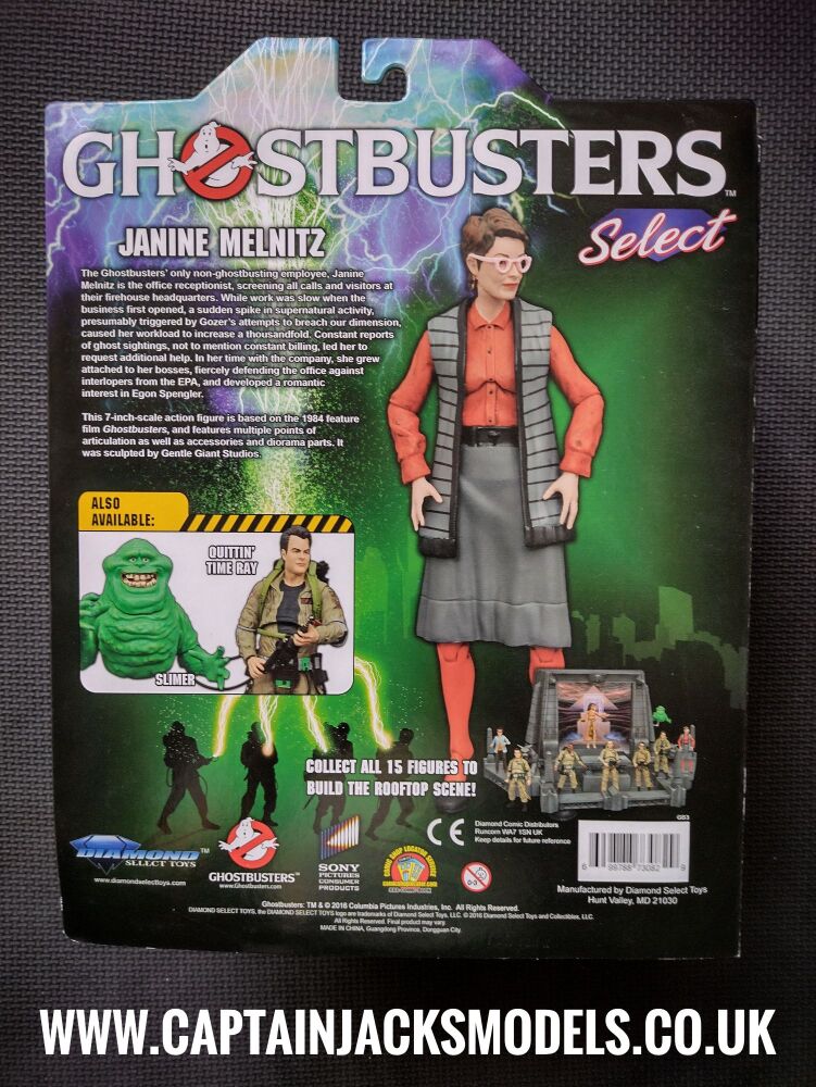 Diamond Select Deluxe Figures Ghostbusters Janine Melnitz