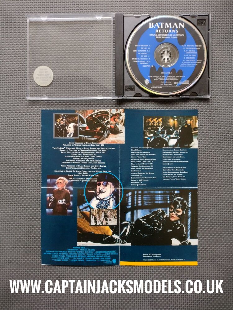 Batman Returns Movie Soundtrack CD