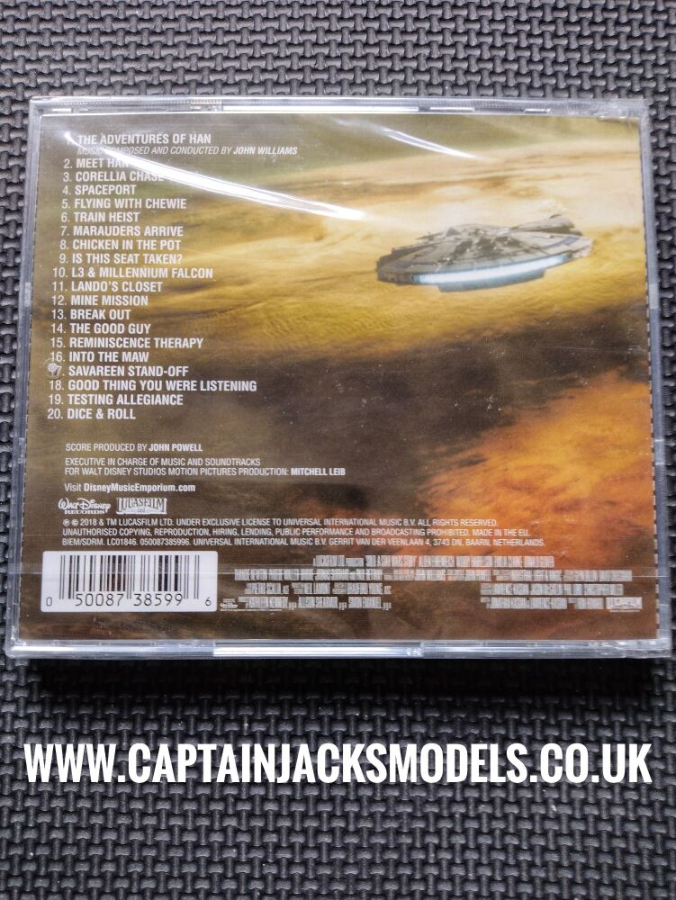 Star Wars Solo Movie Soundtrack CD