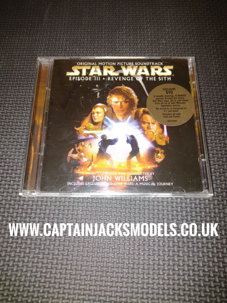 Star Wars Episode III Revenge Of The Sith Movie Soundtrack CD & Exclusive DVD