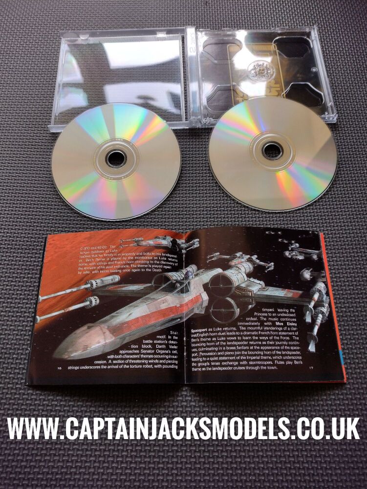 Star Wars Episode IV A New Hope Movie Soundtrack Double CD