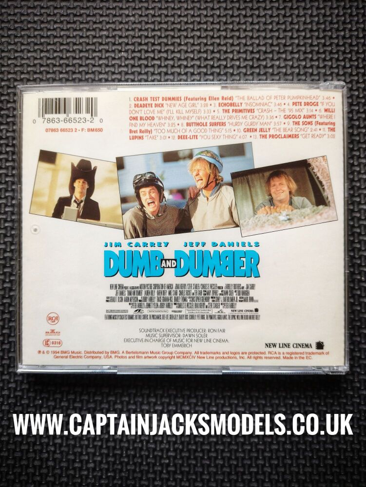 Dumb And Dumber Movie Soundtrack CD