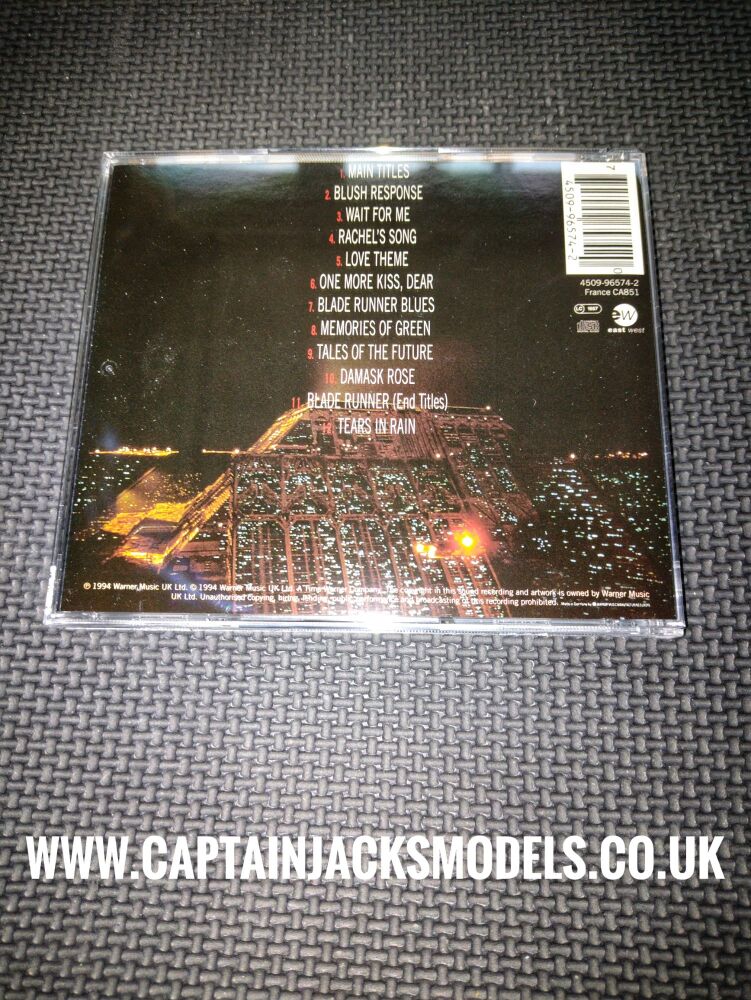 Blade Runner Movie Soundtrack CD