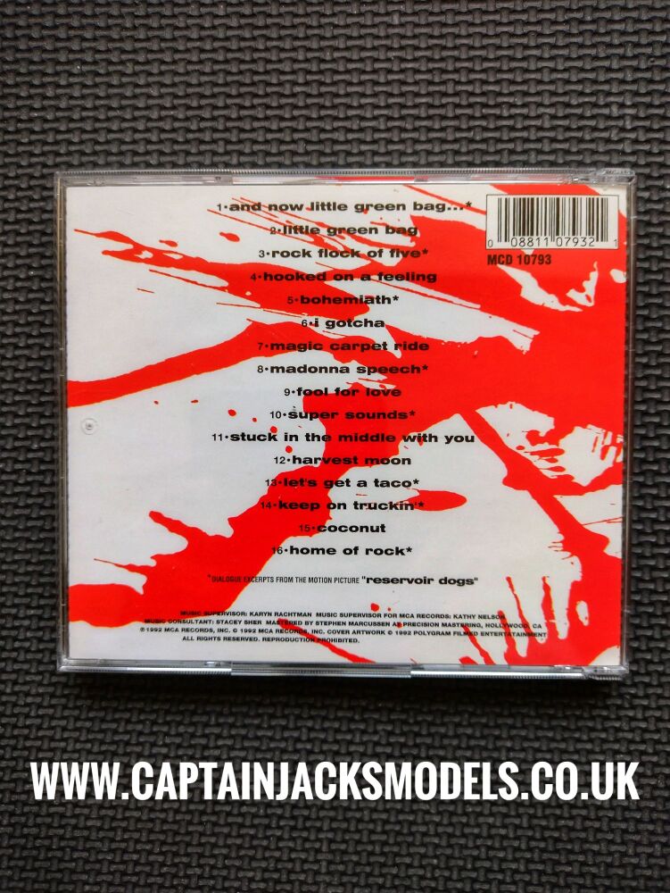 Reservoir Dogs Movie Soundtrack CD