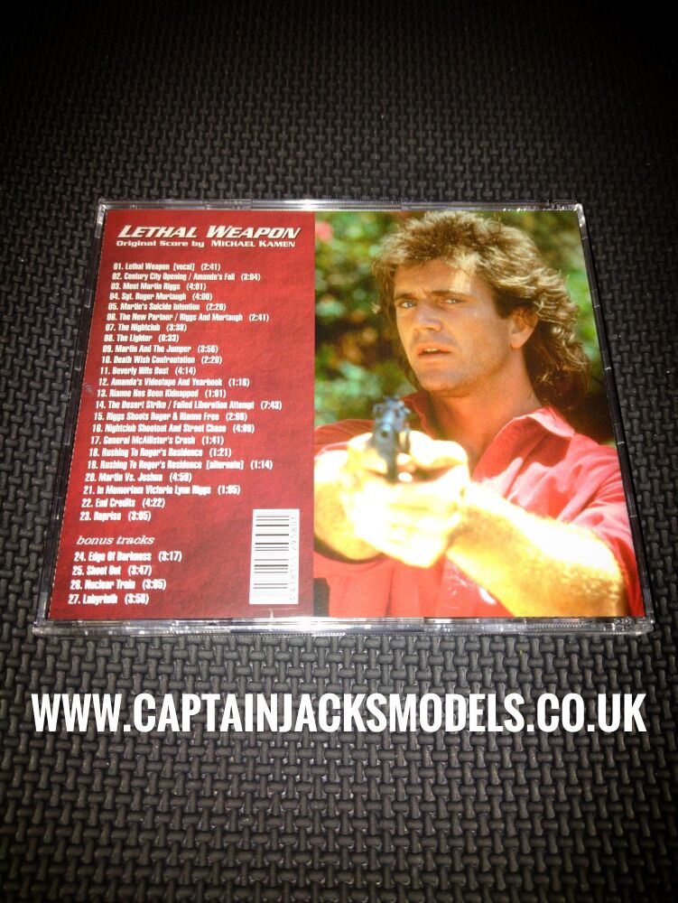 Lethal Weapon 20th Anniversary Edition Movie Soundtrack CD