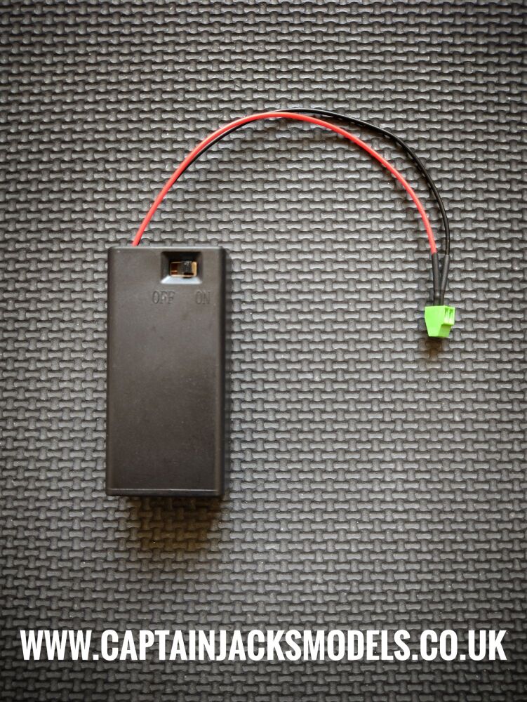 9v PP3 Battery Box With Built In Switch & Green Micro Screw Terminal Adaptor