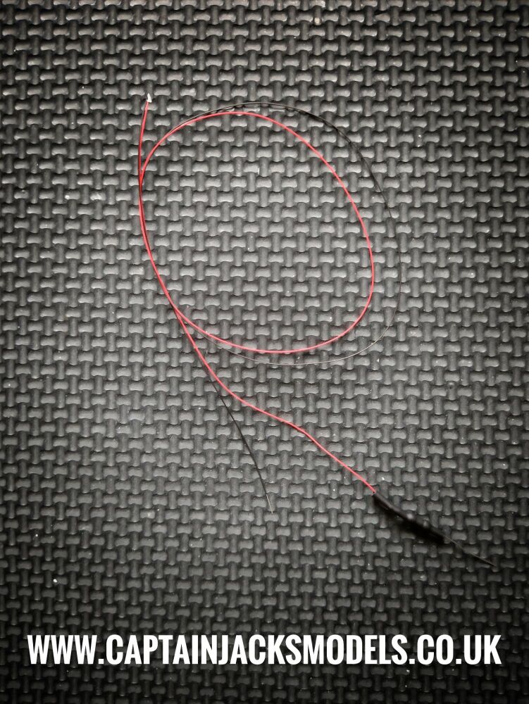 Prewired Precision Micro Litz SMD Led - 0603 - 280mm Wires - ORANGE