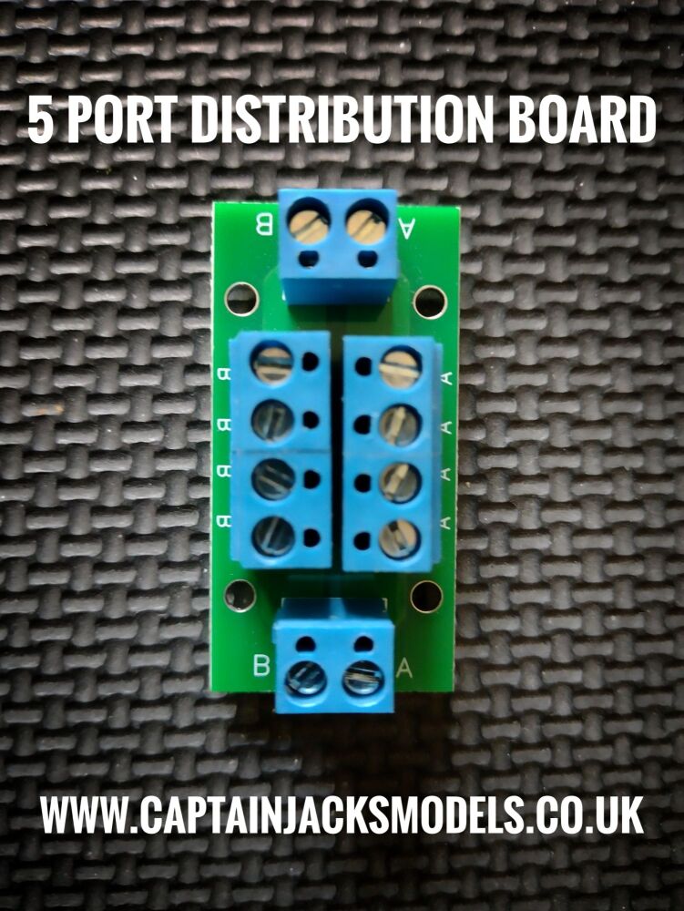 Five Port Power Distribution Board For DC and AC Voltage