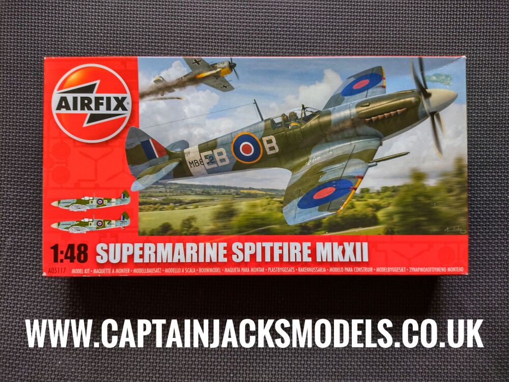 Airfix A05117 Supermarine Spitfire MkXII 1:48 Plastic Model Kit