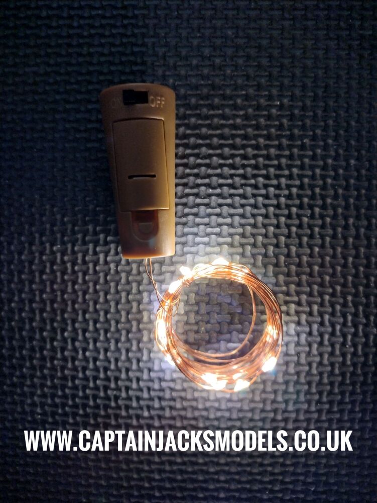 Bottle Cork LED Lights With Batteries WARM WHITE For Arts Crafts Our Ref CL1